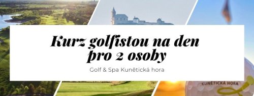 Kurz Golfistou na den 2 osoby