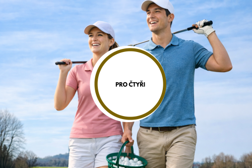 Kurz Golfistou na den 4 osoby